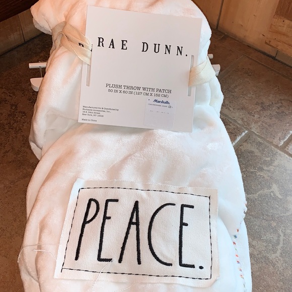 Rae Dunn Other - Rae Dunn “Peace” Blanket